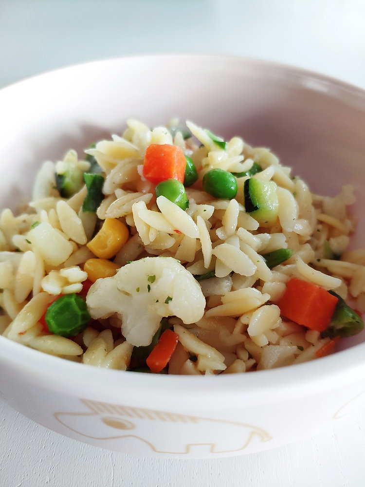 Mini pasta z zelenjavo v 10 minutah (9m)